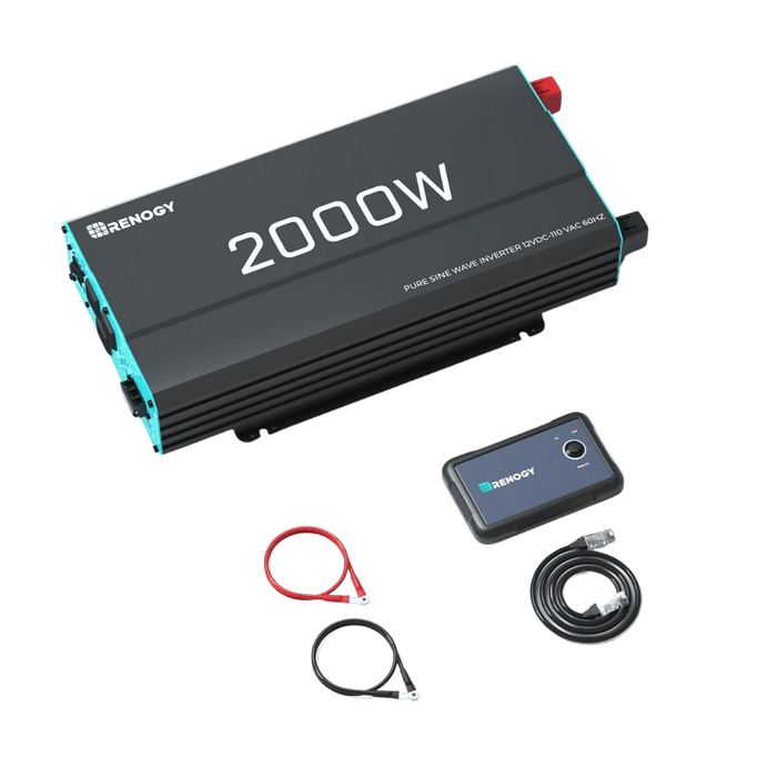 Renogy Pure Sine Wave Inverter 12V DC to 120V AC Converter