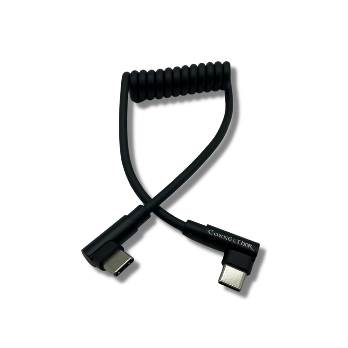 ConnecThor USB Type C - Type C Coiled Cable - Cloud City Drones